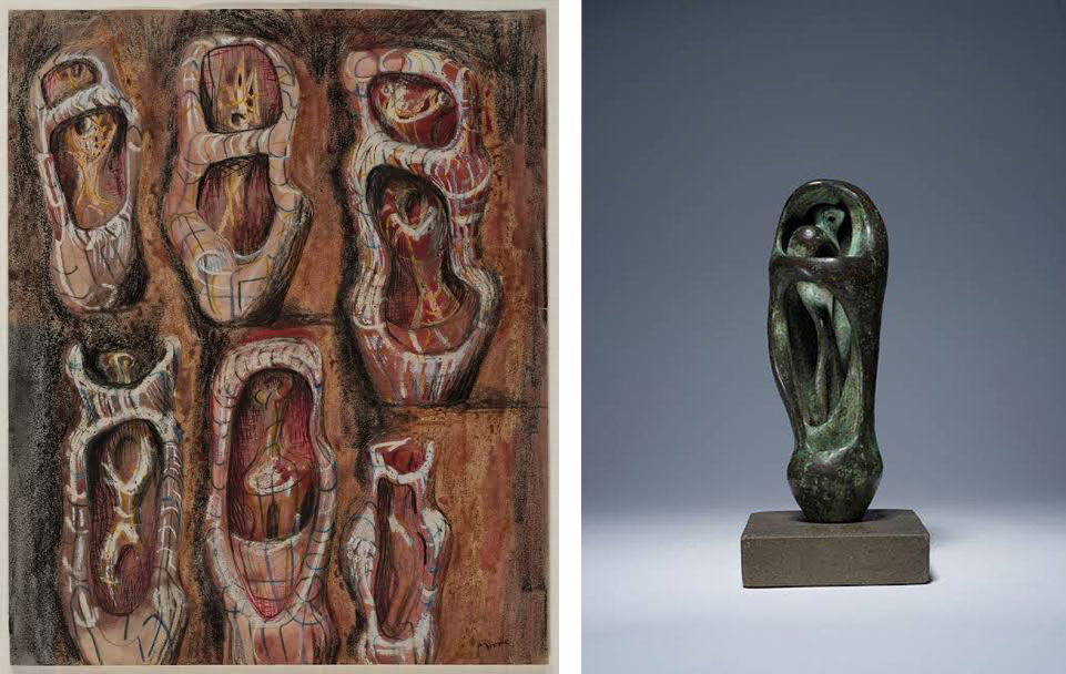 Ideas and Maquette for Upright Internal/External Forms